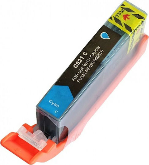 TFO Συμβατό Μελάνι Εκτυπωτή InkJet Canon 521 9ml Κυανό 1τμχ