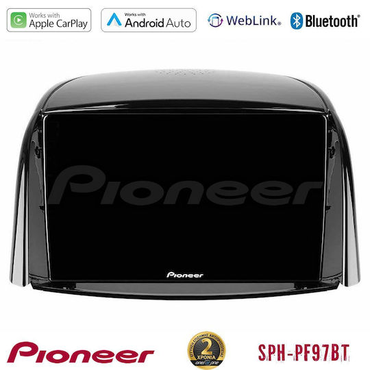 Pioneer Auto-Audiosystem für Renault Koleos 2007-2015 (Bluetooth/USB/WiFi/GPS/Apple-Carplay/Android-Auto) mit Touchscreen 9"