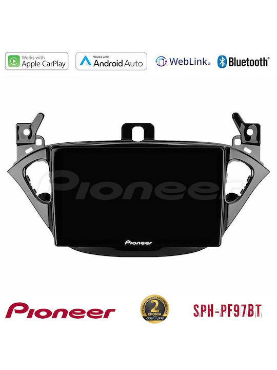 Pioneer Ηχοσύστημα Αυτοκινήτου για Opel Corsa / Adam 2014-2021 (Bluetooth/USB/WiFi/GPS/Apple-Carplay/Android-Auto) με Οθόνη Αφής 9"