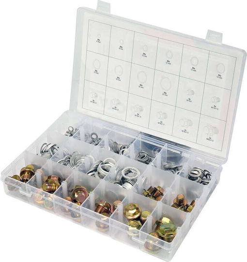 Oil Drain Plug Washer Set Yato Yt-06862 Aluminum 534 Pieces
