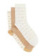Guess Γυναικείες Κάλτσες Beige 3Pack