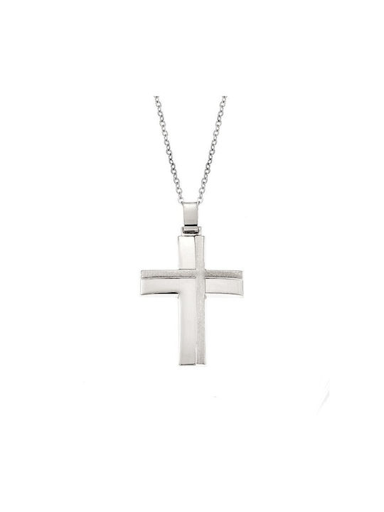 Senza Men's Cross from Silver