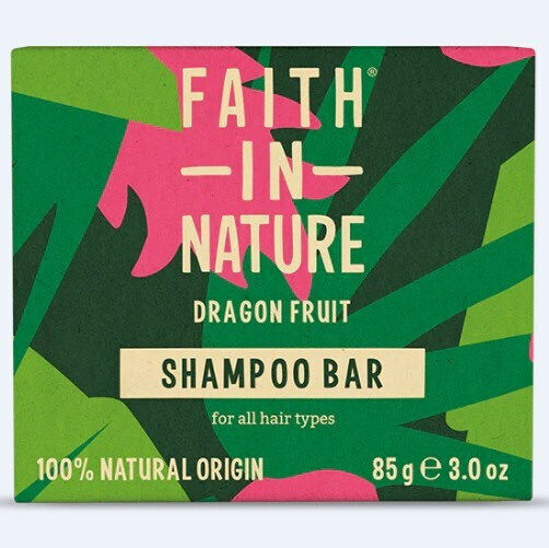 Faith in Nature Dragon Fruit Solid Shampoo Reconstruction/Nourishment & Hydration 85g