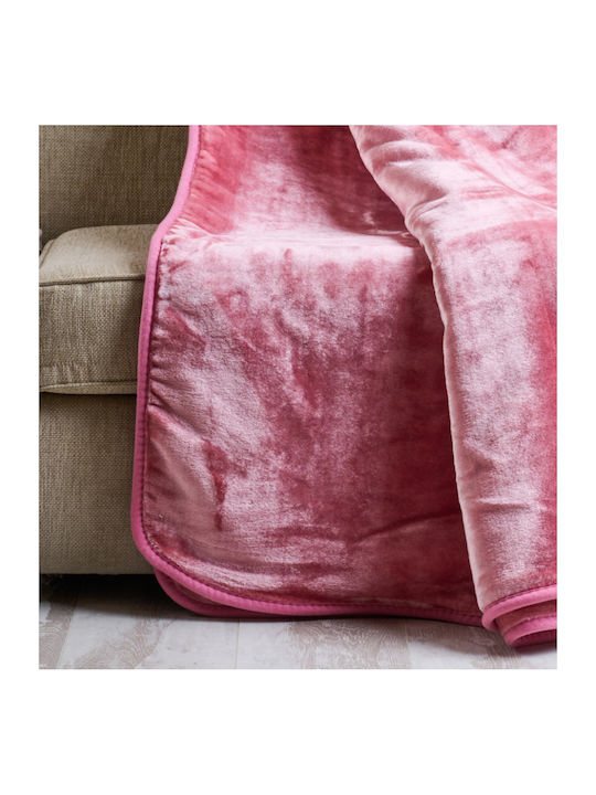 Cokitex Silk Touch Samtige Decke Übergröße 220x240cm Dusty Pink