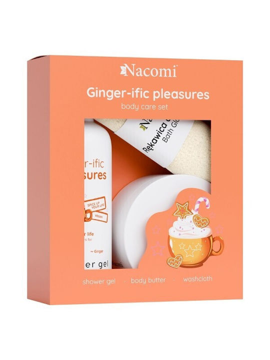 Nacomi Ginger-ific Pleasures Комплект за грижа за кожата за Хидратация & Почистване на тялото Nacomi Ginger-ific Pleasures Комплект за грижа за кожата за Хидратация & Почистване на тялото