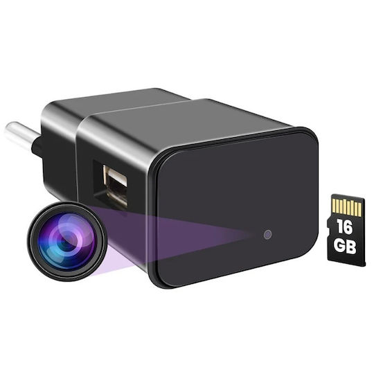 Iuni Ip1000 Spy Camera Usb Charger 16gb Wifi 4k View Audio-video P2p