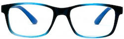 Frog Optical Lesebrille +2.50 in Schwarz Farbe