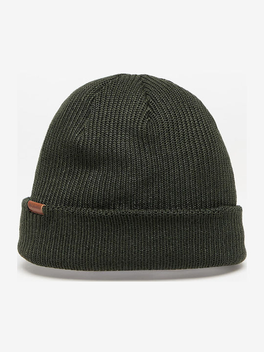 Beanie Unisex Σκούφος Πλεκτός σε Χακί χρώμα