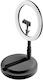 Selfie Ring Compact Bluetooth Black