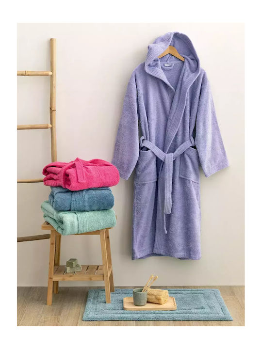 Palamaiki Kids Hooded Bathrobe Denim