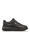 Leder Herren Freizeitschuhe Schwarz