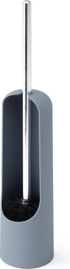 Umbra Plastic Toilet Brush and Basket Set Blue