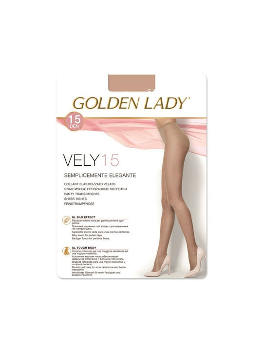 Golden Lady Pantyhose Vely 15 Melon