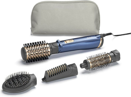 Babyliss Style Pro 1000 Ceramic Electric Brush with Air & Rotating Head for Straightening and Curls 1000W