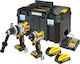 DEWALT DCK2200H2T Set Impact Drill Driver & Impact Screwdriver 18V with 2 Batteries 5Ah and Case