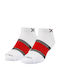 Odd Sox BASIX Bărbați Șosete White/gray/red 1Pachet