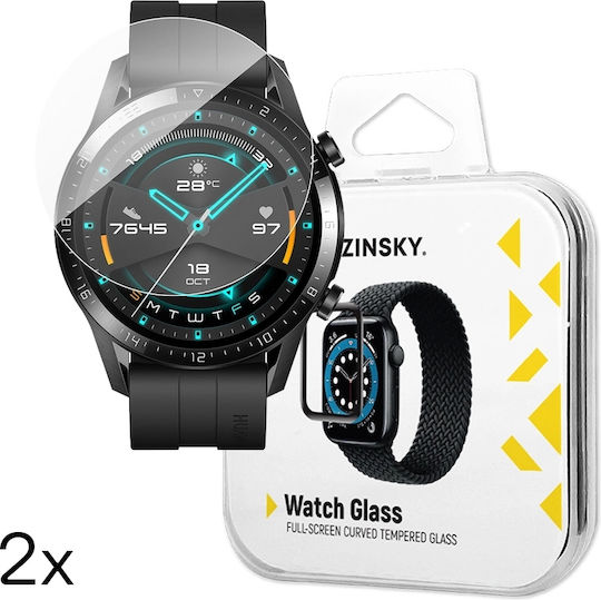 Wozinsky Full Glue Tempered Glass for the Huawei Watch GT 2 Pro 2pcs 182019