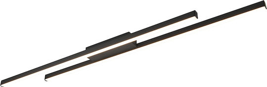 Trio Lighting Ceiling Mount Light Black with Integrated LED