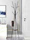 Viosarp Metallic Coat Rack 40x40x180cm