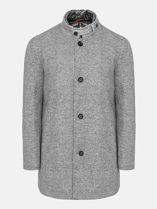 Milestone Men's Coat Light Grey