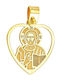 Dio Jewellery Lab Pendant Kids Talisman Double Sided Konstantinato made of Silver 18FY