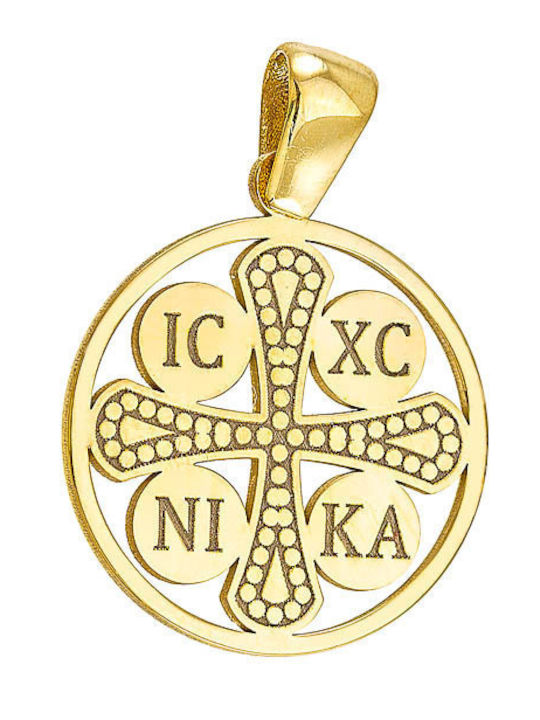 Dio Jewellery Lab Pendant Kids Talisman Double Sided Konstantinato made of Silver 20FY