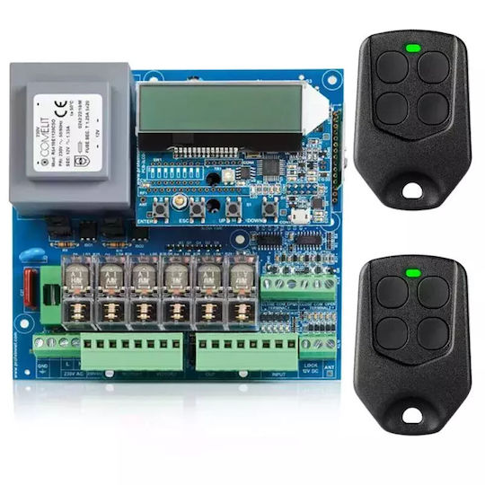 Profelmnet 4114 Lcd 2τ Ηλεκτρονικός Πίνακας Ελέγχου Αυτοματισμός Μηχανισμό Ανοιγόμενης Πόρτας