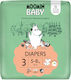 Moomin Baby Πάνες με Αυτοκόλλητο No. 3 για 5-8kg 48τμχ