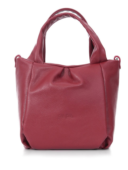 Folli Follie Leder Damentasche Handtasche Burgu...