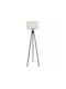 GloboStar Saga Floor Lamp H140xW38cm. with Socket for Bulb E27 White