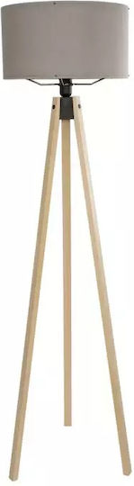 GloboStar Saga Stehleuchte H140xB38cm. mit Fassung für Lampe E27 Beige