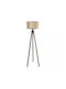 GloboStar Saga Floor Lamp H140xW38cm. with Socket for Bulb E27 Beige
