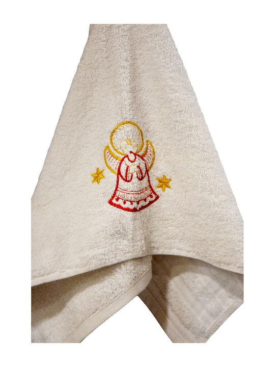 Decotelia Christmas Hand Towel White Angel 40×60