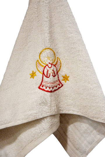 Decotelia Christmas Hand Towel White Angel 40×60