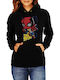 Women’s Printed Blouse Tralala Marvel Iron Spider Black