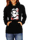 Damen Hoodie Sweatshirt Demon Slayer Tralala Kyoujuro Rengoku 05 Schwarz