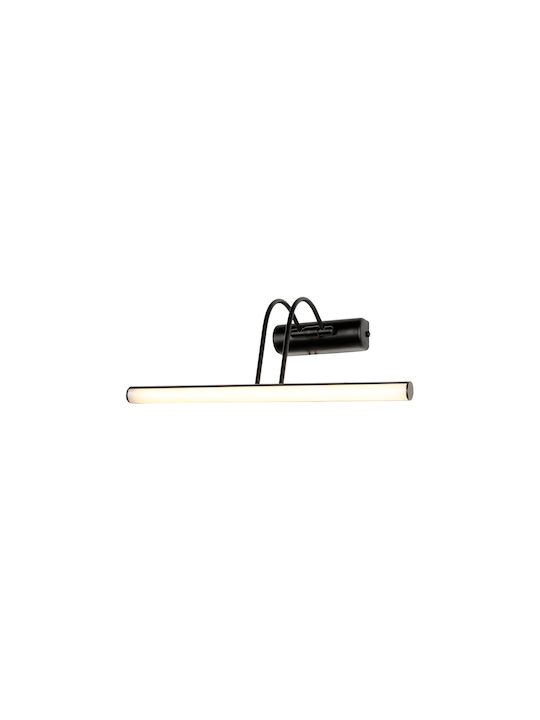Heronia Lamp Wall with Integrated LED and Warm White Light Black 35x20x20.5cm