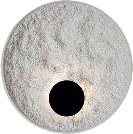 Lamp Wall with Integrated LED and Warm White Light Black 50cm