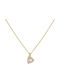 Papoulidis Jewellery Charm aus Gold 14K mit Zirkon