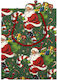 Tri-Coastal Design Santa Christmas Gift Bag Green