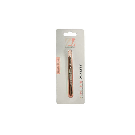 Beauty Salon Pensetă pentru sprâncene cu Vârf Drept Auriu