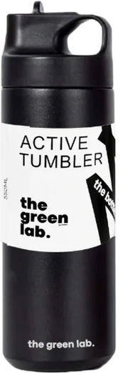 Boobam Bottle Thermos 600ml Green, Black