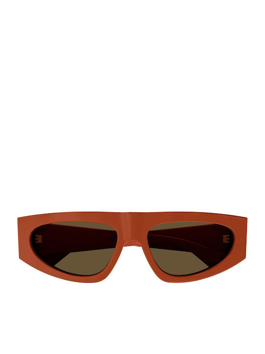 Bottega Veneta Unisex Sunglasses with Orange Pl...