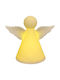 Colourbox Kids Illuminated Christmas Ceramic Figure Cherub White Height 13cm