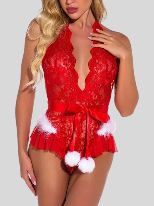Siya Miting Sexy Bodysuit Rot