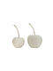 Set de 2 cireșe decorative pentru masă, aspect de marmură 325-210
