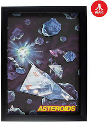 Artă de Perete 3D Oficială Atari Colecția Asteroids