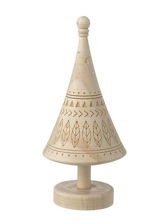 Christmas Decorative Wood Tree 9.5cm