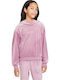 Kids Sweatshirt with Hood and Pockets Purple SPORTSWEAR