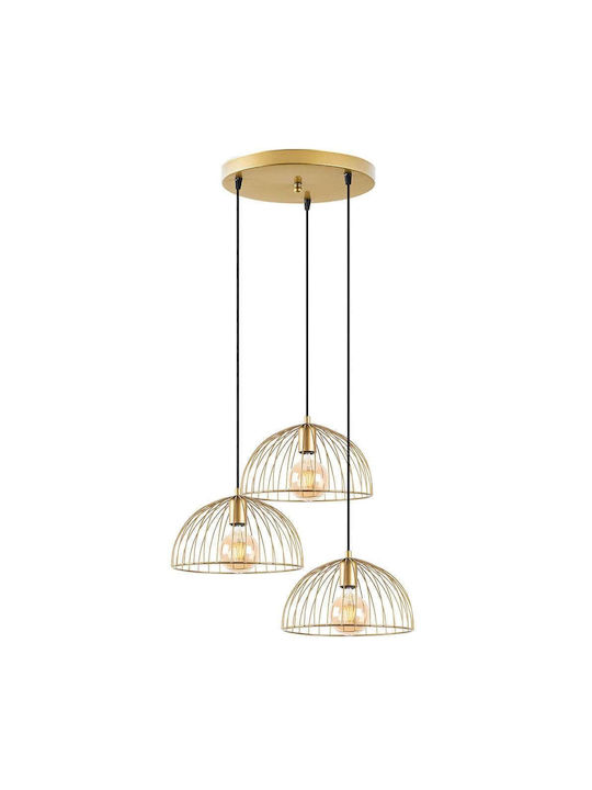 Opviq Pendant Light Yellow 55x55x116cm